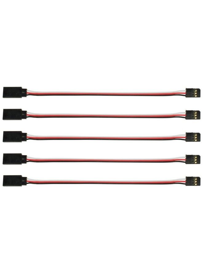 Apex RC Products 6" / 150Mm Futaba Style Servo Extension 5 Pack 1005 - Image 1