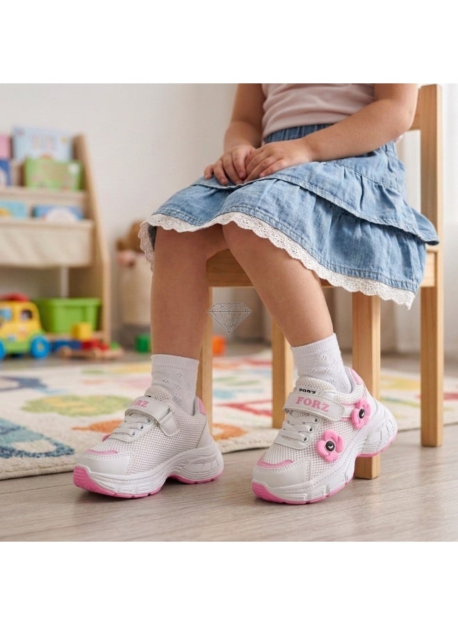 Vbranda Cute girls’ sneakers with a soft LK-2 - Image 1