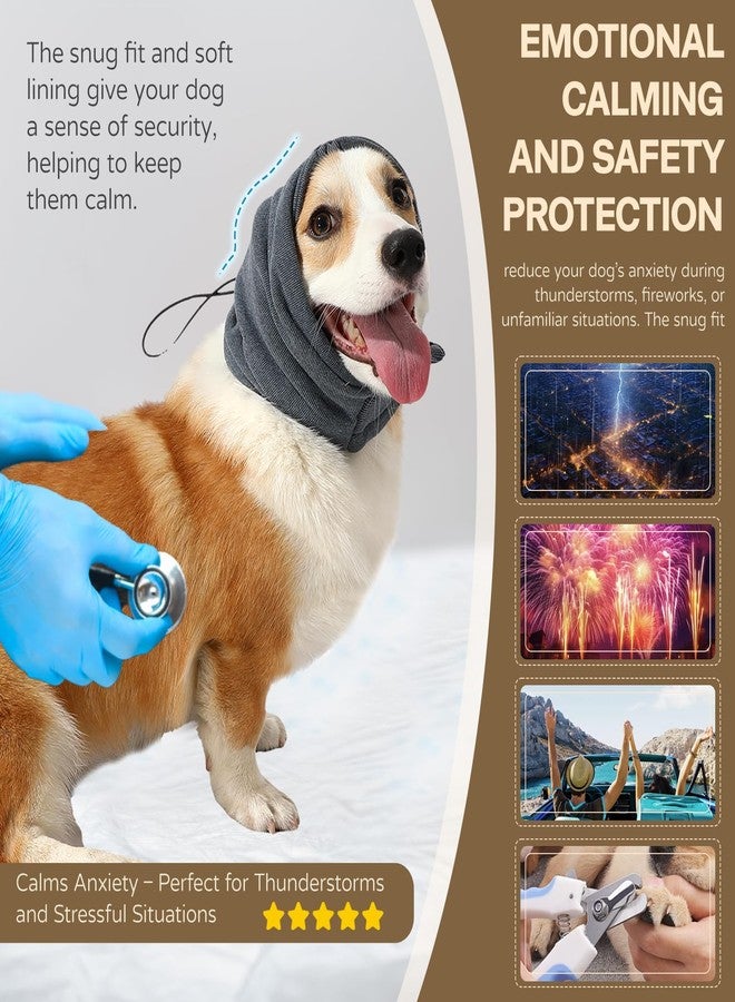 AOOLMOL Dog Head Ear Warp Relief Ear Muffs Noise Protection - Image 3