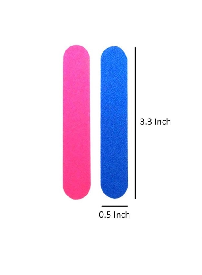 KISEER Small Nail Files Bulk, 100 Pcs Disposable Double Sided Emery Boards Travel Size for Men, Women, Kids (3.3 Inch) - Image 2