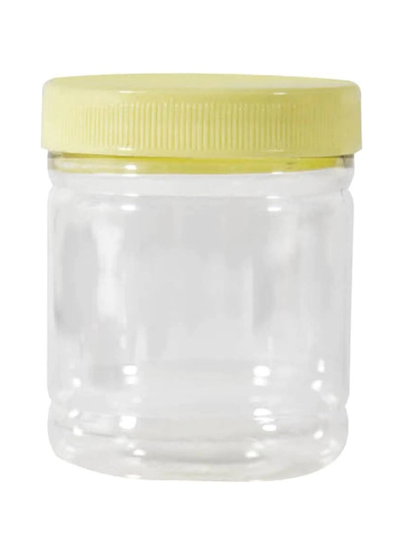 Sunpet 12-Piece Round Spice Jar White/Yellow 250ml  - Image 2