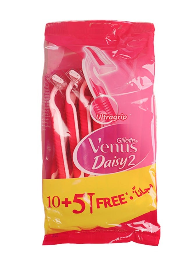 Venus Gillette Razor for Women Venus Daisy 2 10+5 Free - Image 3