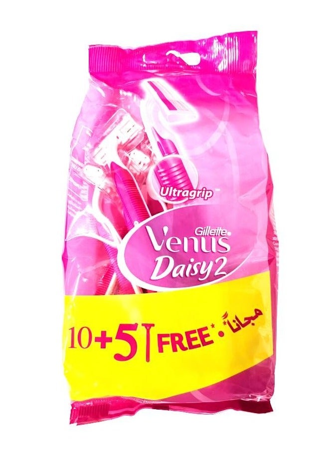 Venus Gillette Razor for Women Venus Daisy 2 10+5 Free - Image 2