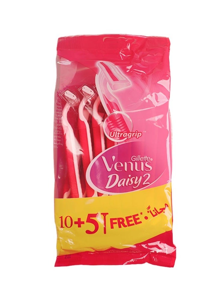 Venus Gillette Razor for Women Venus Daisy 2 10+5 Free - Image 1