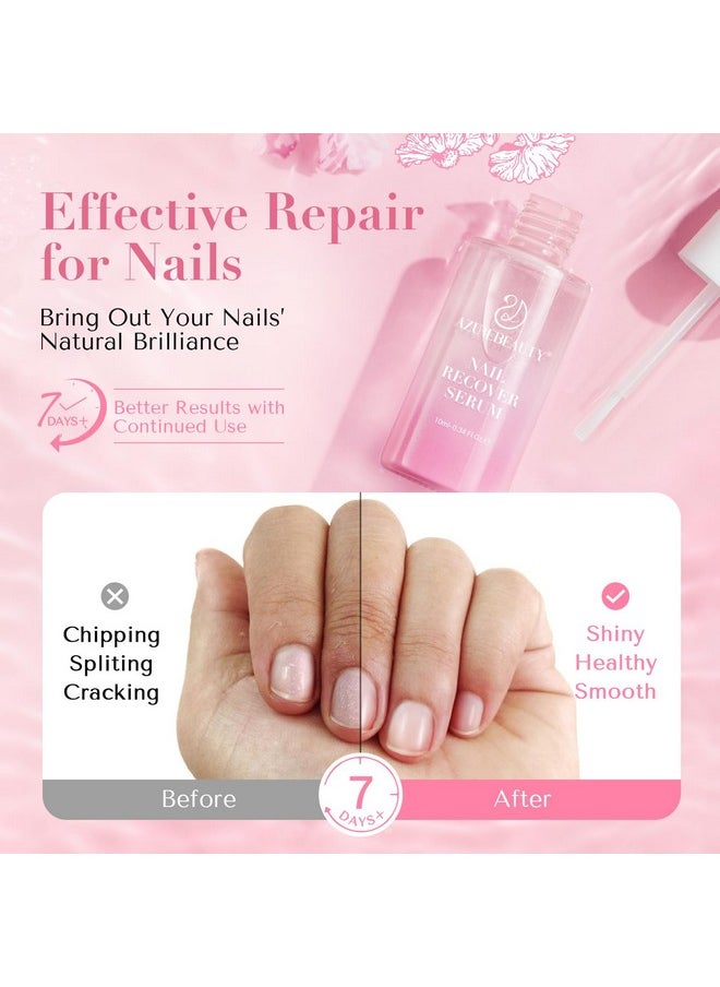 AZUREBEAUTY - AZUREBEAUTY Nail Strengthener and Growth Building Nail Recover Serum, Repair Nail Growth Treatment for Thin and Damaged Nails - Image 1