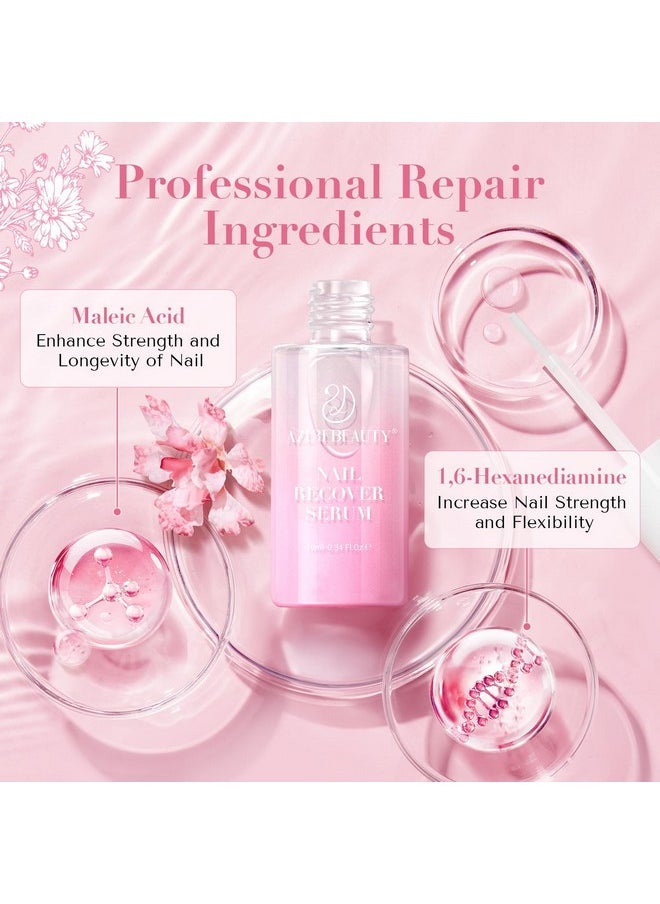 AZUREBEAUTY - AZUREBEAUTY Nail Strengthener and Growth Building Nail Recover Serum, Repair Nail Growth Treatment for Thin and Damaged Nails - Image 1