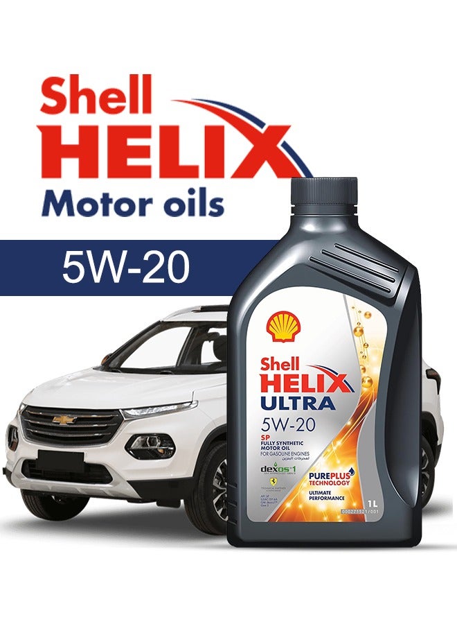 Engine Oil – For Chevrolet GROOVE V4 2025 - 2021, 4 Liter, 5w20 Shell - With Engine Oil Filter, Mobile Car Oil Change Service