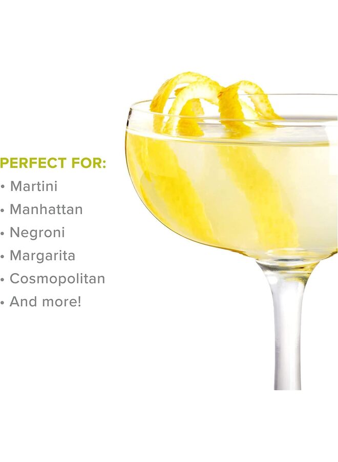قطعتان من أكواب كوبيه، أكواب مارتيني لحفلات الكوكتيل، أكواب كوكتيل مثالية لمارغريتا، مانهاتن، أدوات زجاجية أنيقة للترفيه، ملحقات بار المنزل، 7 أونصة - Image 3