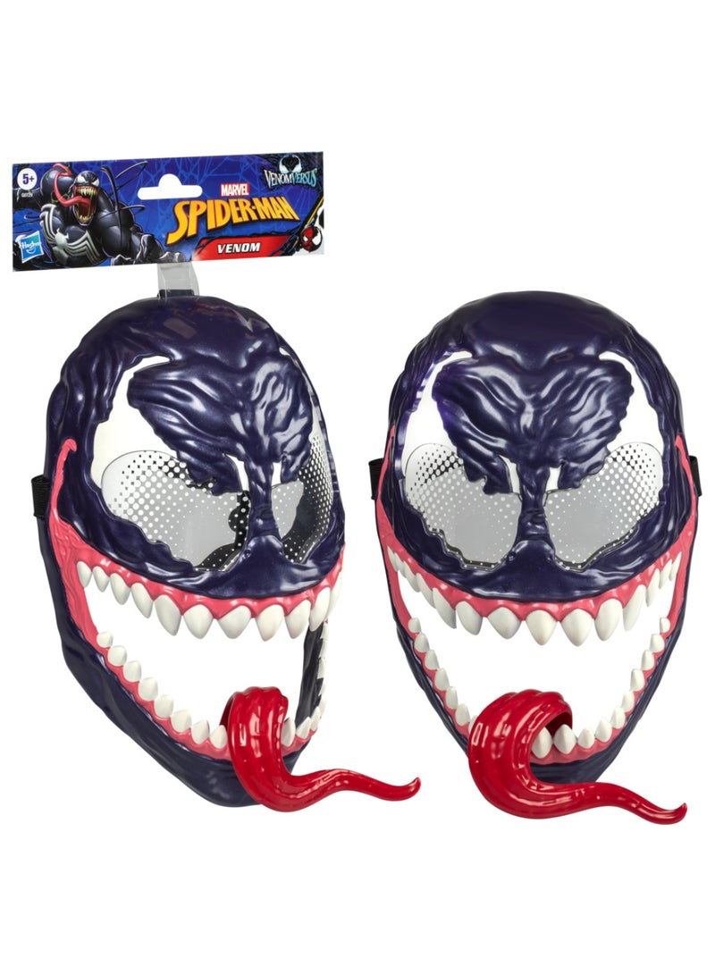 SPIDERMAN Marvel Spider-Man VenomVersus Venom Mask, Costume for Boys & Girls, Super Hero Roleplay Toys for Kids Ages 5+ - Image 2