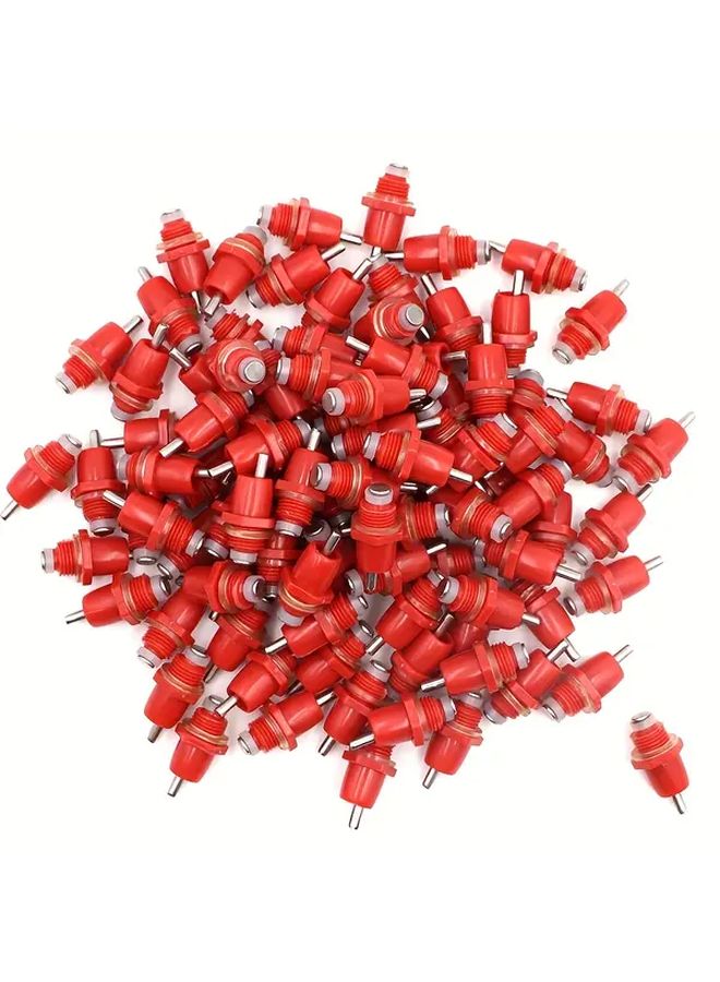 100pcs Automatic Nipple Chicken Waterer Plastic No Electricity Waterer for Farms - Image 3