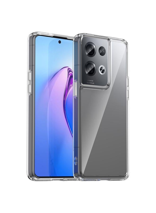 اس-توب جراب لهاتف OPPO Reno8 Pro الهند، جراب هاتف ملون من الأكريليك + TPU - Image 1