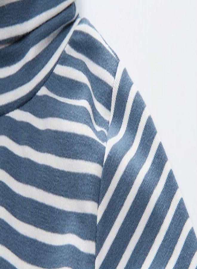 Mud Kingdom Baby Boy Long Sleeve Turtleneck T-Shirt Black Stripe 18-24 Months - Image 3