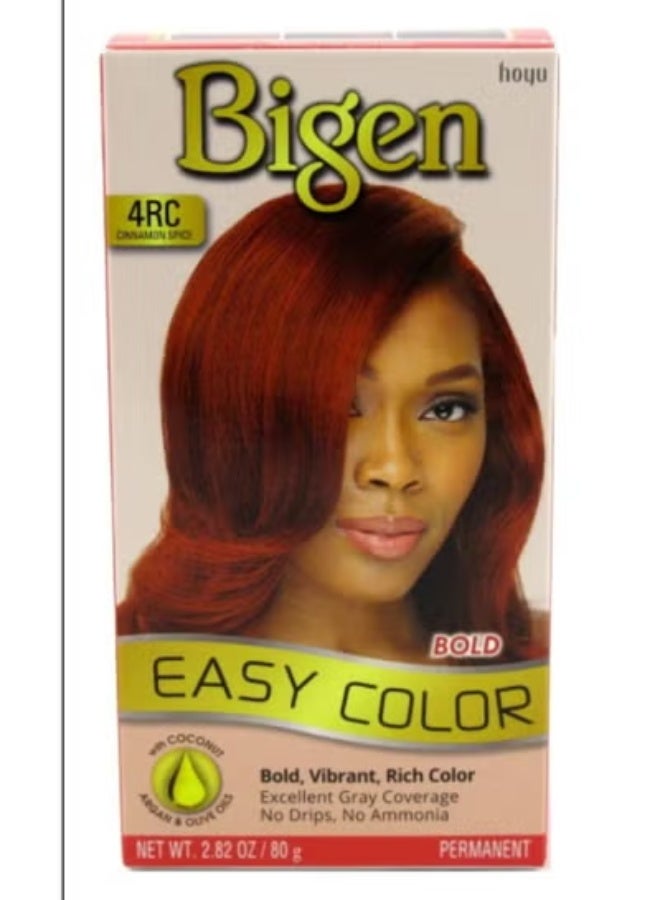 Easy Color Cinnamon Spice Permanent Hair Dye 4RC
