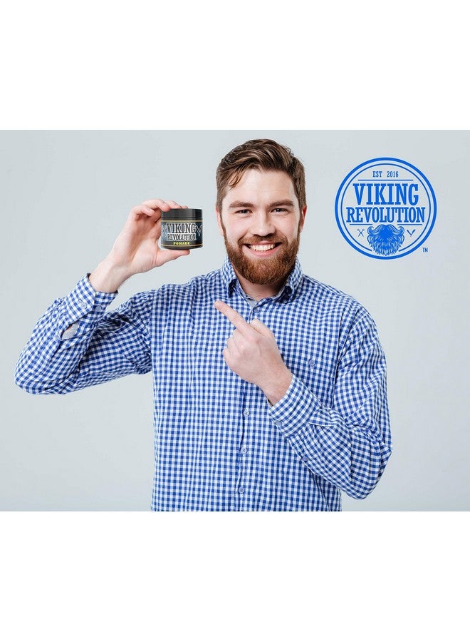 فايكنج رفلوشن مرطب للشعر للرجال 4 أونصة - ثبات قوي ولمعان عالي لتصفيف الشعر بشكل كلاسيكي - مائي وسهل الغسل (مرطب للشعر، عبوة واحدة) - Image 2