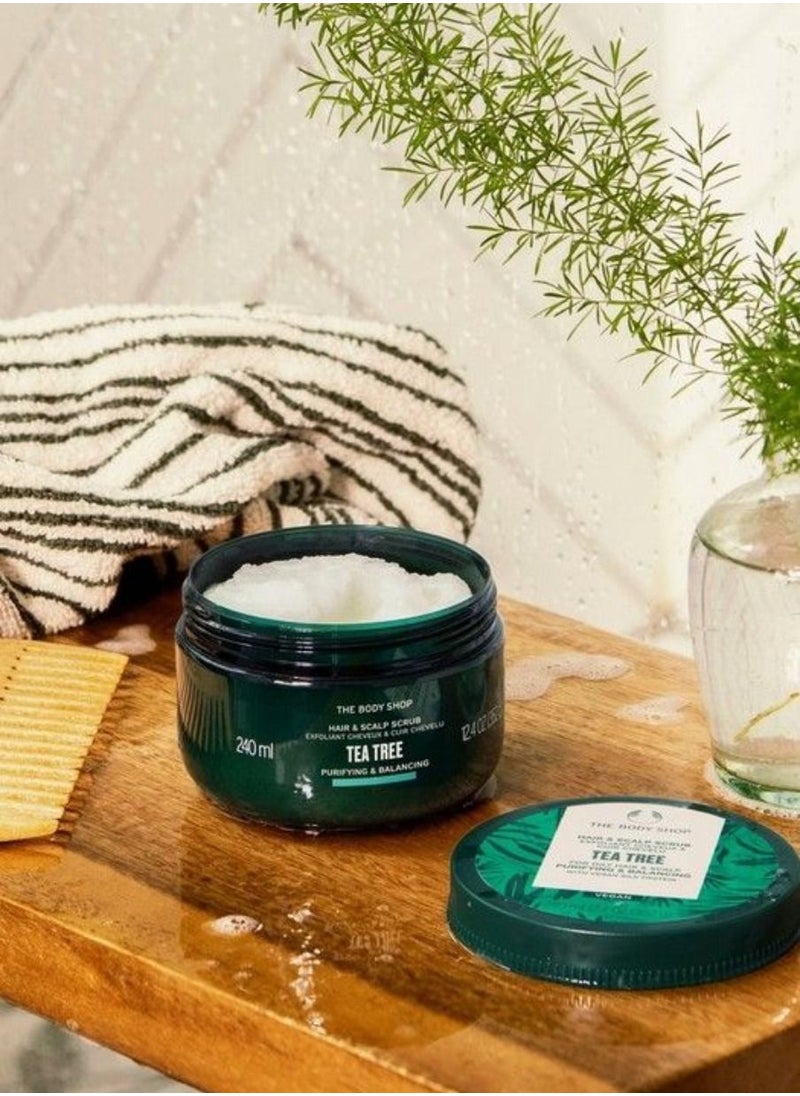 THE BODY SHOP Tea Tree Purifying & Balancing Hair & Scalp Scrub 240ml  - Image 1