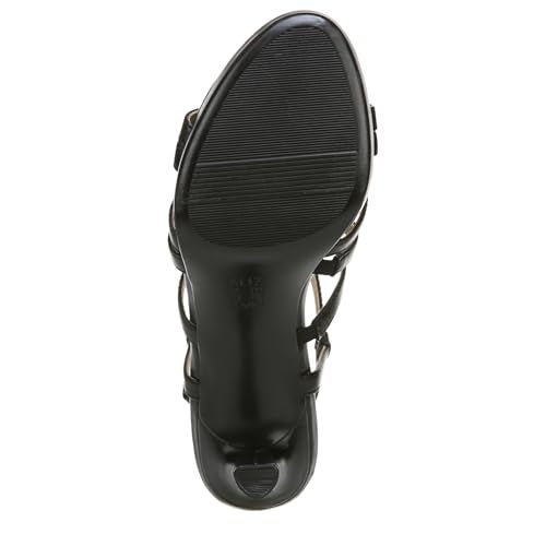 Naturalizer Womens Baylor Strappy High Heel Dress Sandal Black Smooth 9.5 M - Image 4