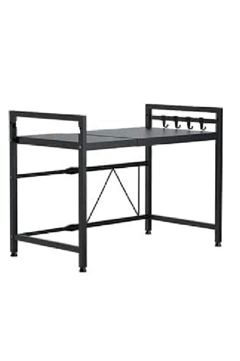 رف ميكروويف معدني قابل للتمدد بطبقة واحدة - Image 2