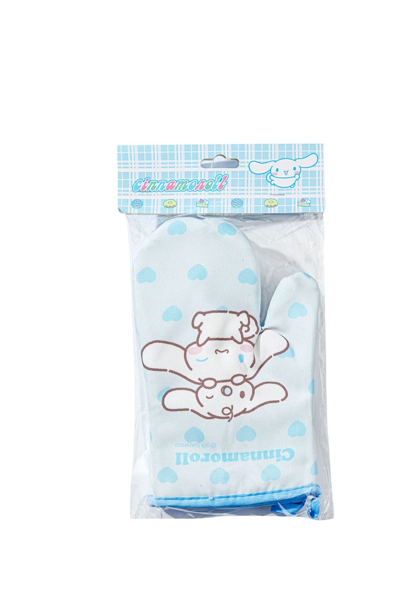 Sanrio Cartoon Oven Mitts Heat Resistant Blue - Image 1