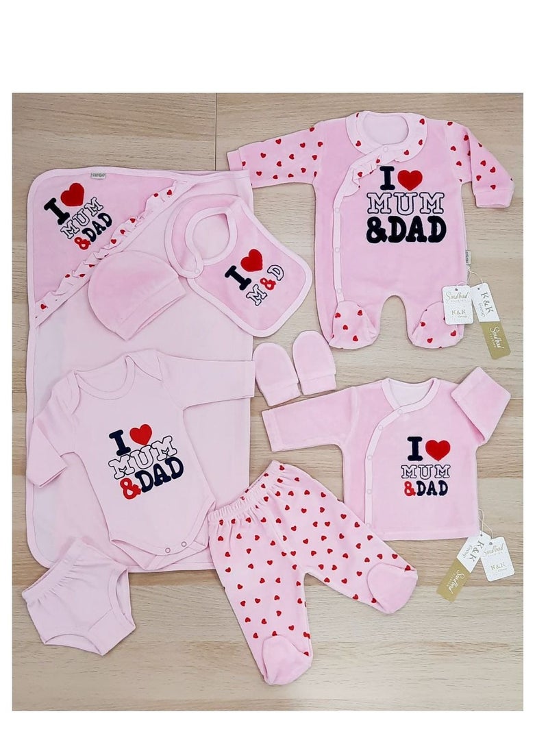 Fulla Fashion kids - Newborn's Ten Winter Daddy Hospital Set (Pink) - Image 1
