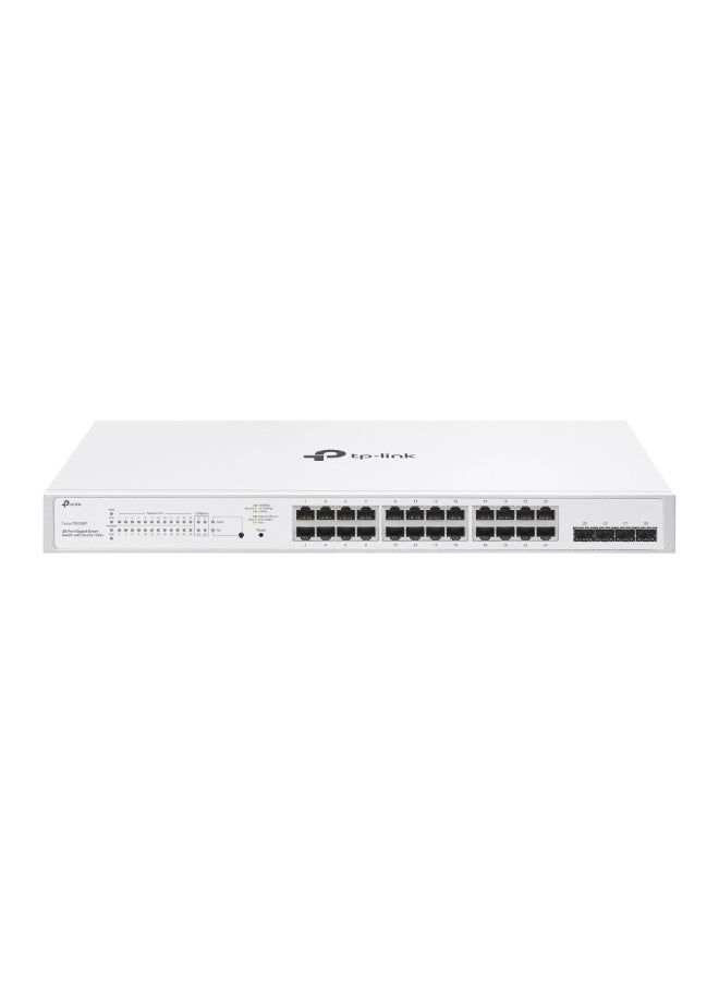 Tp-link Tl TP-Link Festa FS328GP 28 Port Gigabit Smart Managed PoE Switch 24 PoE+ Port @250W, 4 x SFP Slots Self-Organizing Network Free Cloud Static Routing, Vlan, ACL, LAG Does not Work with Omada  - Image 1