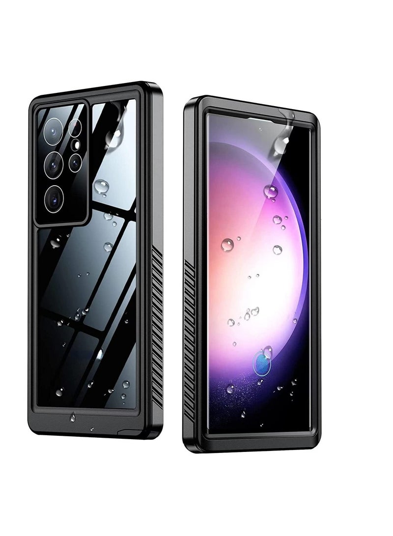 غطاء لجهاز Galaxy S23 Ultra المضاد للماء ، بمدمجات العدسة وحامي الشاشة [Real 360] حافظة صلبة مقاومة للصدمات للجهاز Galaxy S23 Ultra 5G بحجم 6.8 بوصة. - Image 1
