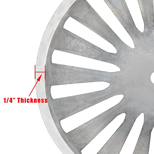 Leyso Heavy Duty Aluminum Drain Covers, Sink Drain Cover, Floor Drain Cover, Dome Strainer Cover for Compartment Sink, Kitchen, Outdoor, Garden, Restaurant 5-1/2" W x 2-1/4"H (10 PCS) - Image 3