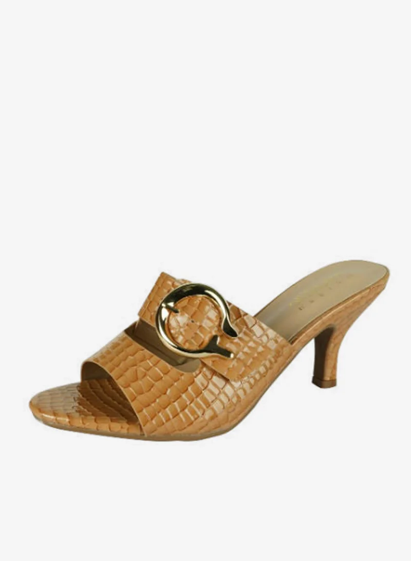 Michelle Morgan Brown Michelle Morgan Ladies Kitten Heel 213RC002 Brown for Women | Best Price UAE