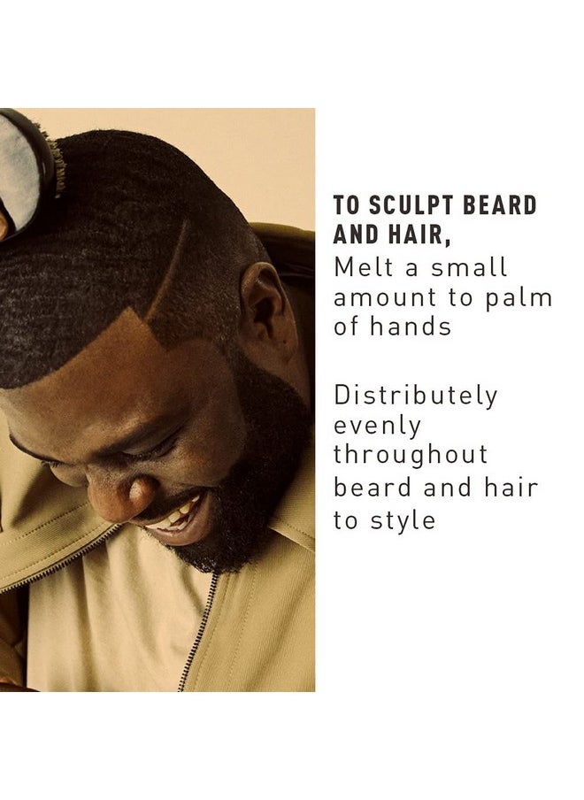 Bevel - Bevel Beard Balm & Hair Pomade for Waves with Coconut Oil and Shea Butter, Locks in Moisture to Help Reduce Frizz and Breakage, Beard Care for Men, 3.4 Oz - Image 1