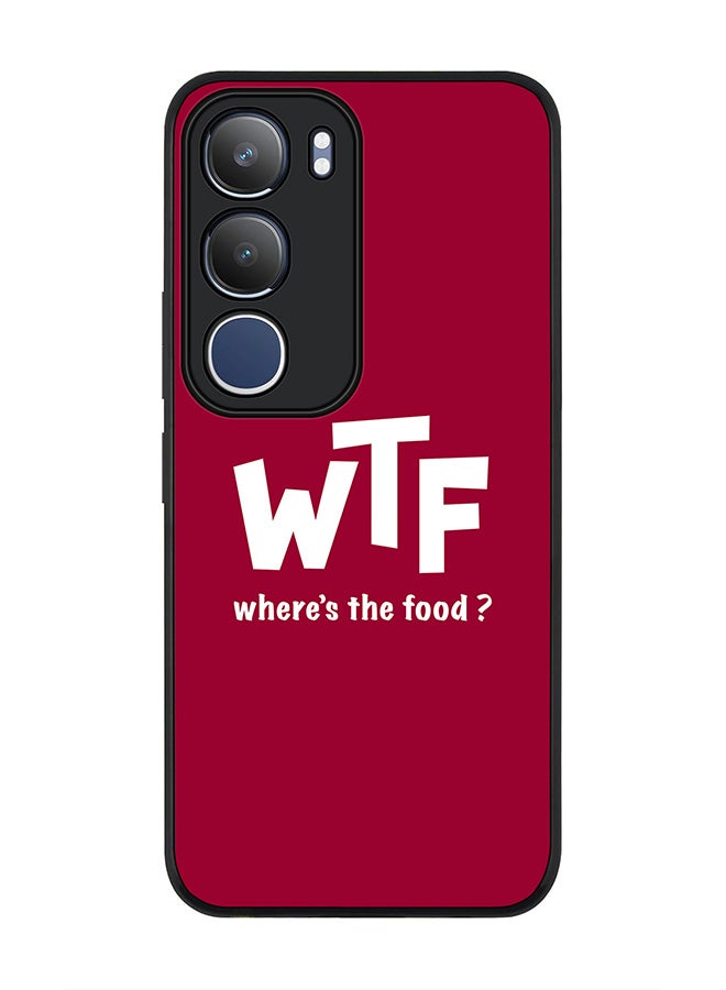 Stylizedd For vivo Y19s / Y19s Pro Case,Slim fit Camera Protection, Shockproof Thin Phone cover  - Where's the food?