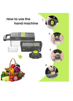 DIGI CORE Vegetable Chopper 16 In 1 Multifunctional Vegetable Slicer Onion Mincer Chopper Vegetable Cutter Dicer Salad Potato Carrot Garlic Egg Separator Slicer  - Image 2