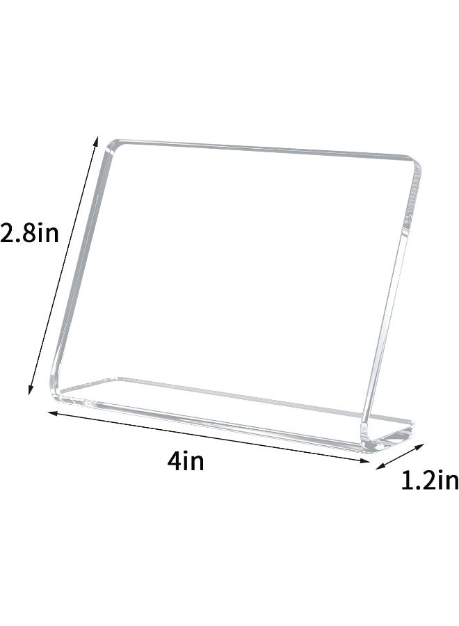 TPGP 20 Pack Acrylic Mini Chalkboard Sign for Food, Clear Mini Tabletop Chalkboard Signs, Small Buffet Chalkboards Signs for Bakery, Birthday Parties, Message Board Signs, Buffet, Weddings and Retail  - Image 2