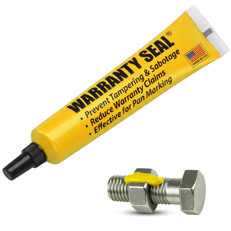 Sherco-Auto ShercoAuto Yellow Torque Seal Tamper Proof Cross Check Repair Maintenance Warranty Torque Marker 18 Oz Squeeze Tube Indicator for Bolts Fasteners Made in USA - Image 3