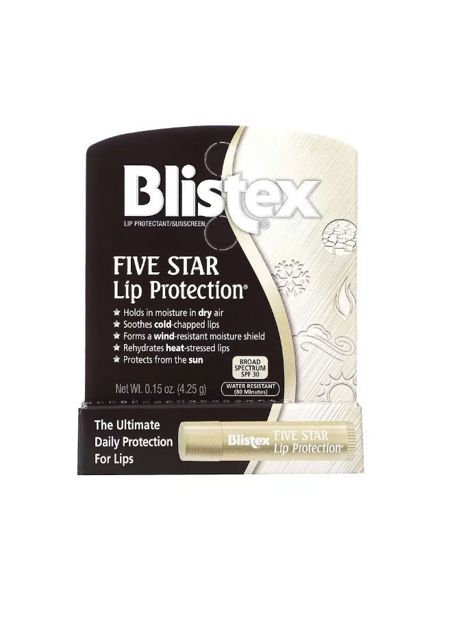 Blistex Five Star Lip Protection SPF 30 0.15 oz 4.25 g - Image 2