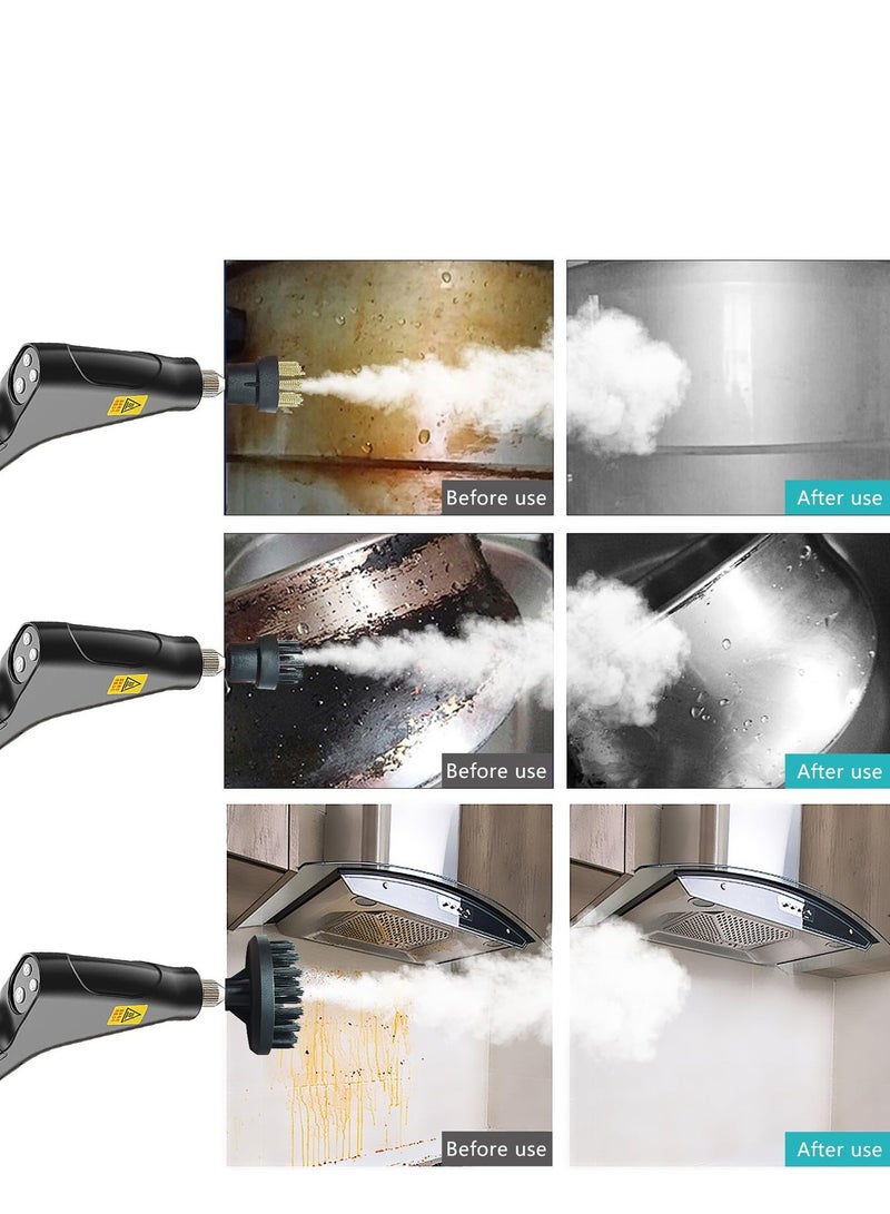 Joshberg Handheld Steam Cleaner High Pressure Steamer Portable Steam Cleaning Machine for Home Use With 3 Brushes - Image 5