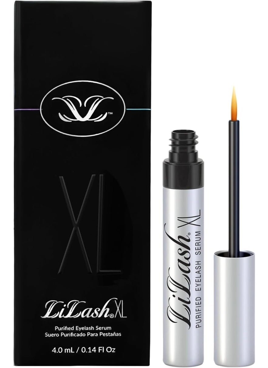 LiLash - LiLash Purified Eyelash Physician-Formulated Serum XL for Fuller & Longer Looking Eyelashes | Natural Eyelash Enhancer Safe for Sensitive Eyes & Contact Lens Wearers | 6-Month Supply (4mL) - Image 1