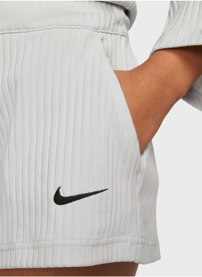 Nike - Nsw Ribbed Shorts - Image 1