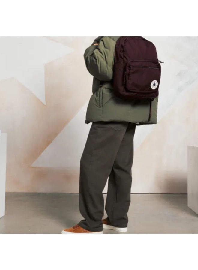 Converse GO 2 zipper backpack backpack for men and women with the same paragraph - Image 4