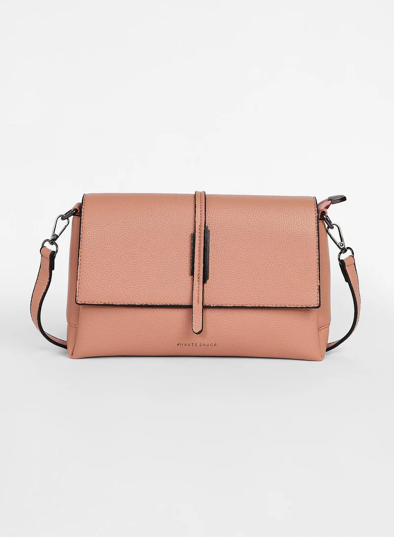 Haute Sauce Women's The Dash Shoulder Bag - Nude Pink