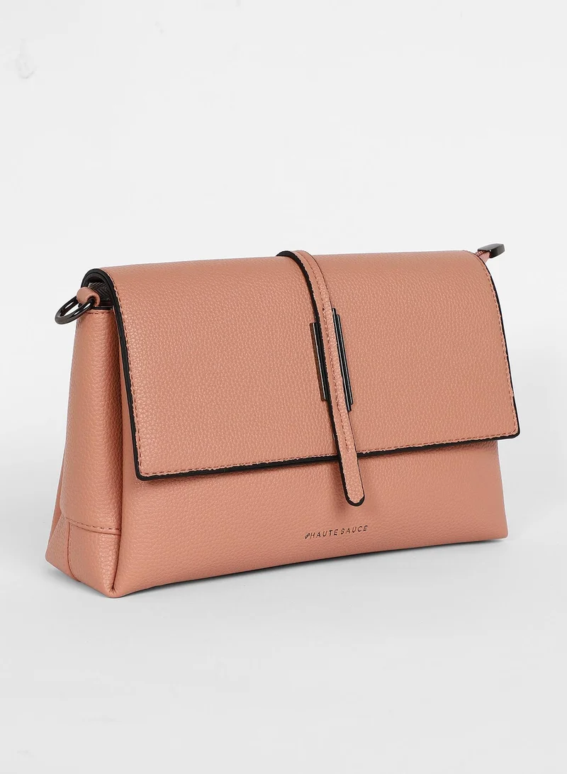 Haute Sauce Women's The Dash Shoulder Bag - Nude Pink