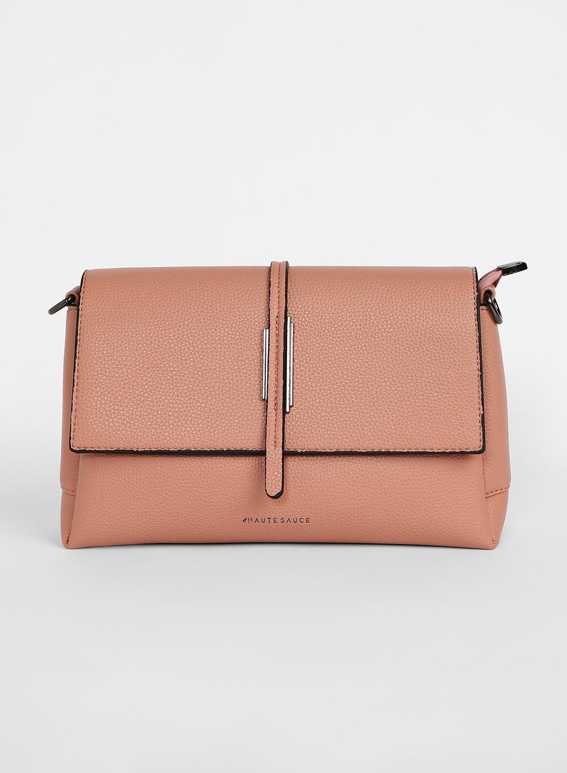 Haute Sauce Women's The Dash Shoulder Bag - Nude Pink - Image 5