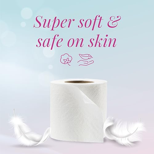 Origami 4Ply 4 in 1 Toilet Tissue Paper Roll | Ultra Soft with 100% Pure Pulp, Anti Odour Control, Absorbent with No Clog & Easy Flush Feature | Gentle on Skin (140 Pulls Per Roll, 560 Sheets) - Image 4