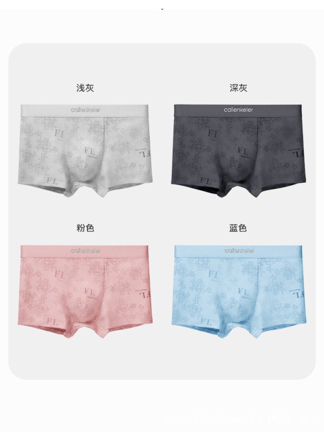 Pure Cotton Manufacturer Direct Delivery Of Genuine Caili Kelin Men's Underwear, Pure Cotton  New Model 10a Antibacterial Boxer Briefs Gift