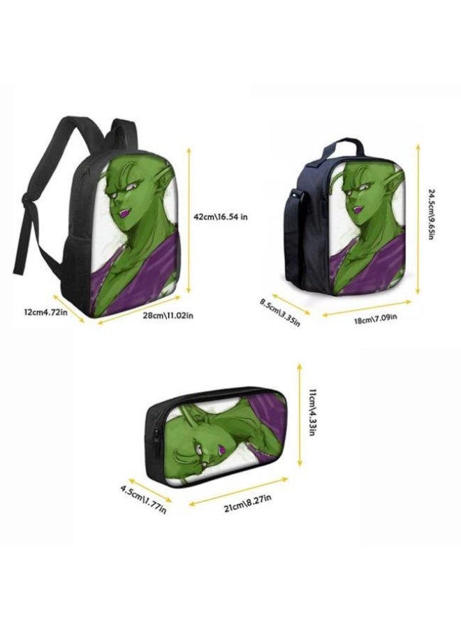 عام حقيبة ظهر مطبوعة عالمية مشتركة - مجموعة حقائب ظهر من ثلاث قطع (متوفرة للطلاب والأطفال والأصدقاء في النزهايات وتسلق الجبال وما إلى ذلك) - 29 - Image 3