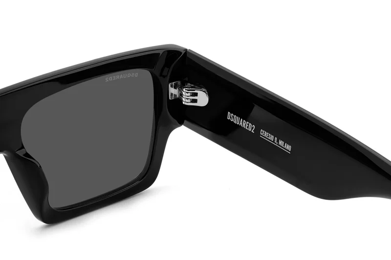 DSQUARED2 Rectangular Flat Top Sunglasses Frames