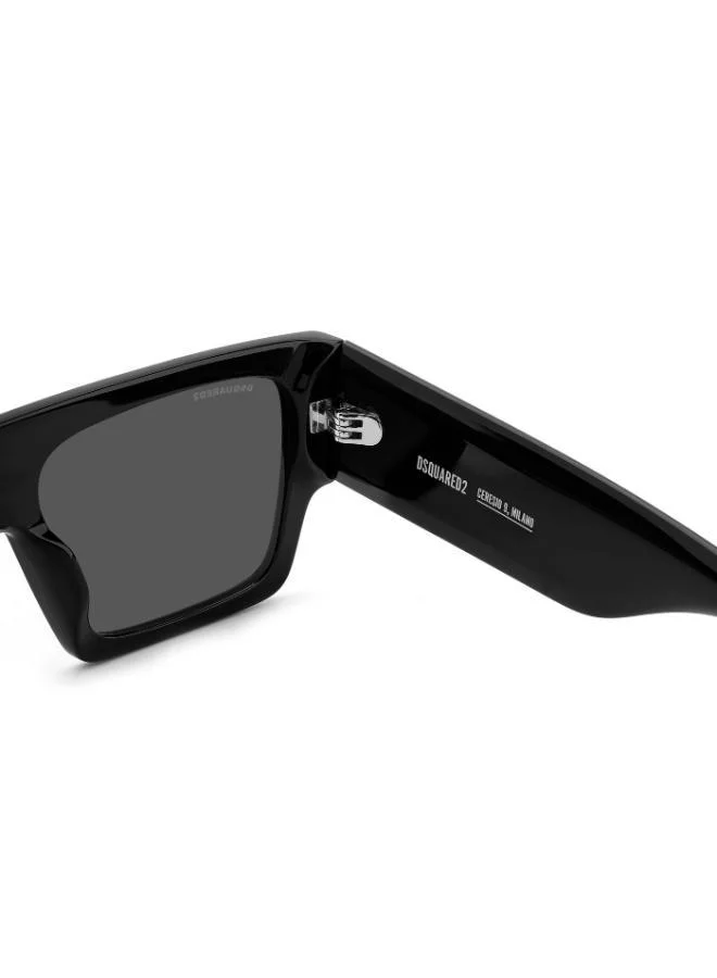 ديسكويرد2 نظارات شمسية مستطيلة بإطار مسطح