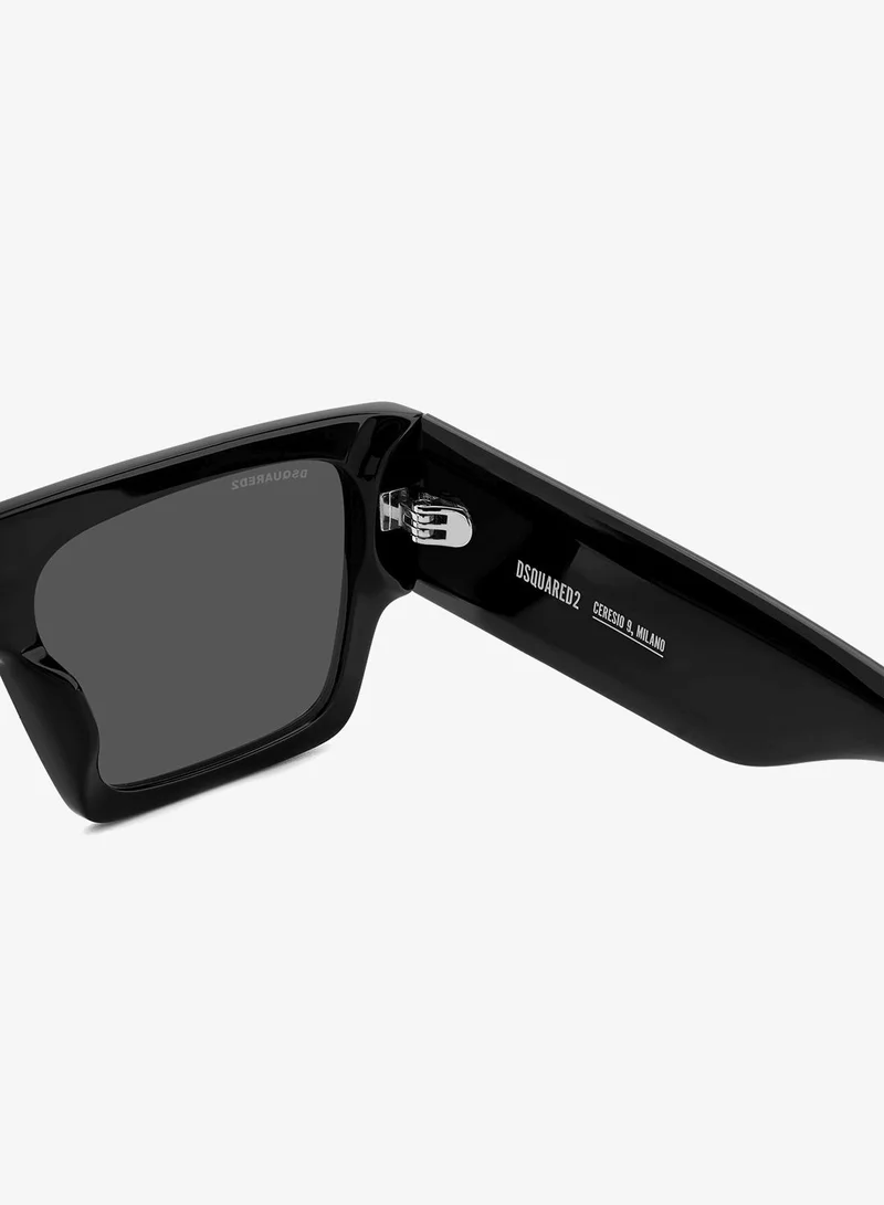 Dsquared2  Rectangular Flat Top Sunglasses Frames for Men | Best Price UAE