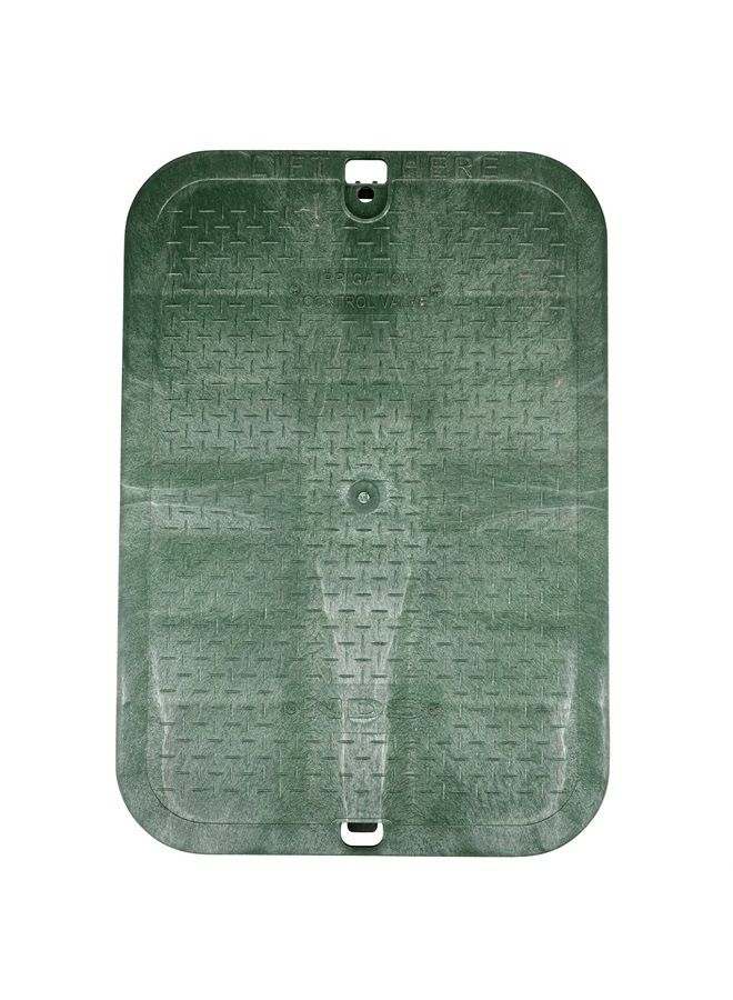 117BC 13 20-Inch Valve Box Overlapping Cover-ICV, Jumbo, 13 x 20, Black/Green