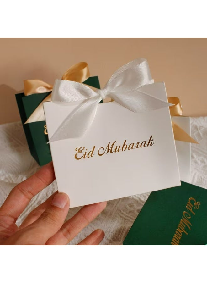 Kandid حقيبة هدايا رمضان والعيد 5 قطع صناديق هدايا [أبيض نقي] - Image 2