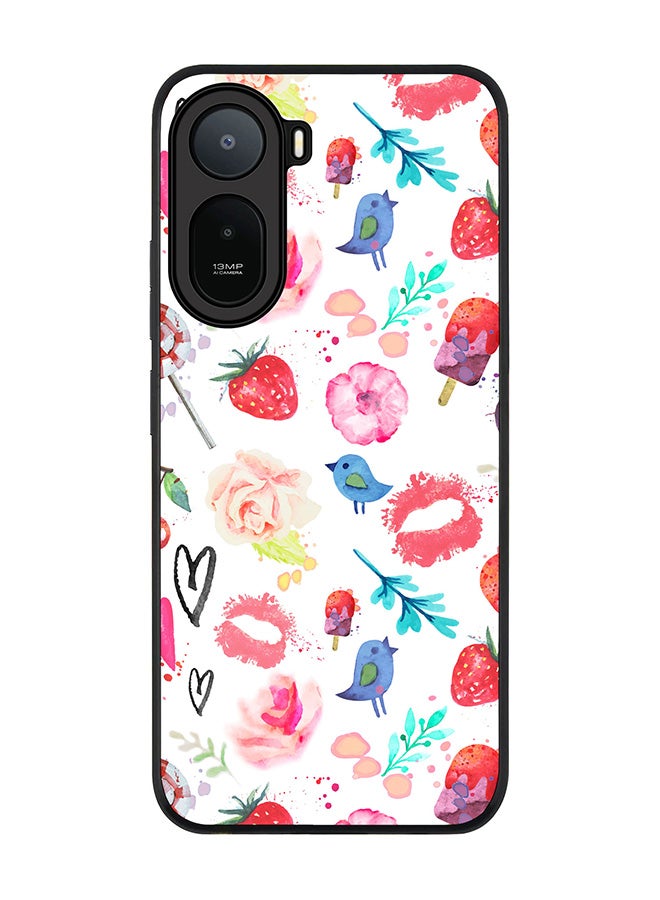 Stylizedd Rugged Case for Xiaomi Redmi A7 Pro 4G / Poco C81 / Poco C81 Pro / Poco C85x 5G- Slim Fit Hybrid Rubber Cover Summer Fever