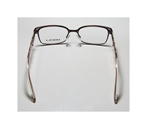 Koali By Morel 6941k Womens/Ladies Designer Full-rim Sophisticated In Style Eyeglasses/Spectacles (49-17-135, Plum/Rose) - Image 5